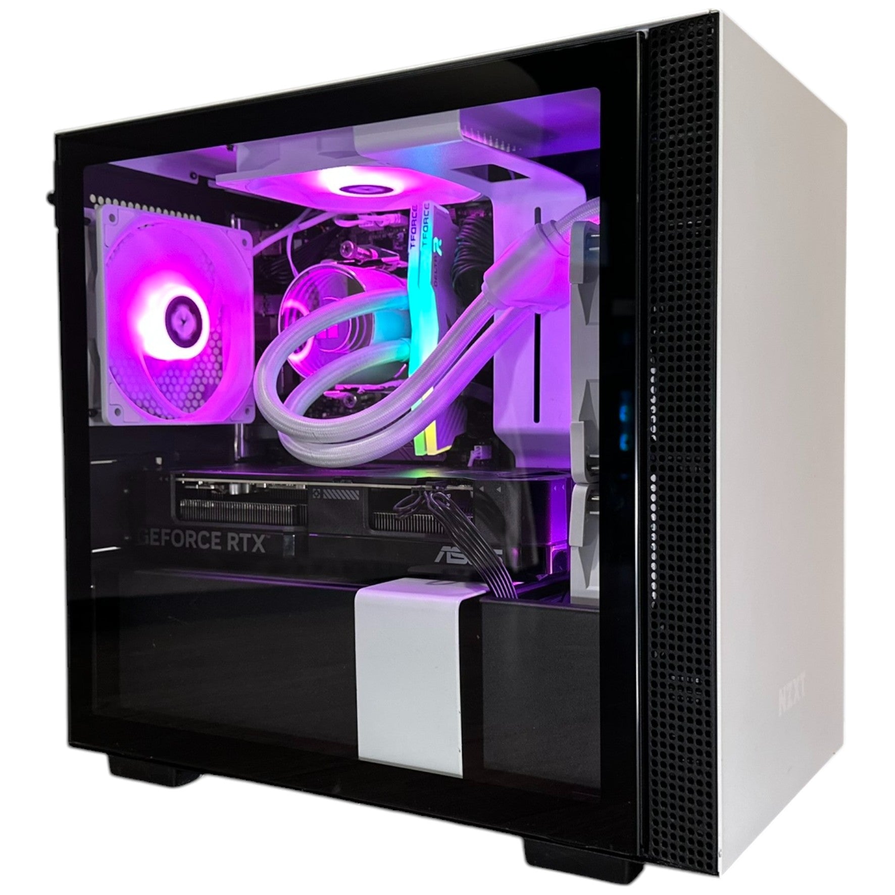Compact Brand New 8-Core High-End Gaming PC Ryzen 7 5700x (Similar to i9-11900K), RTX 4070 Super Options, 32GB 3600mhz DDR4 Ram, 2TB NVME SSD, WIFI + BT