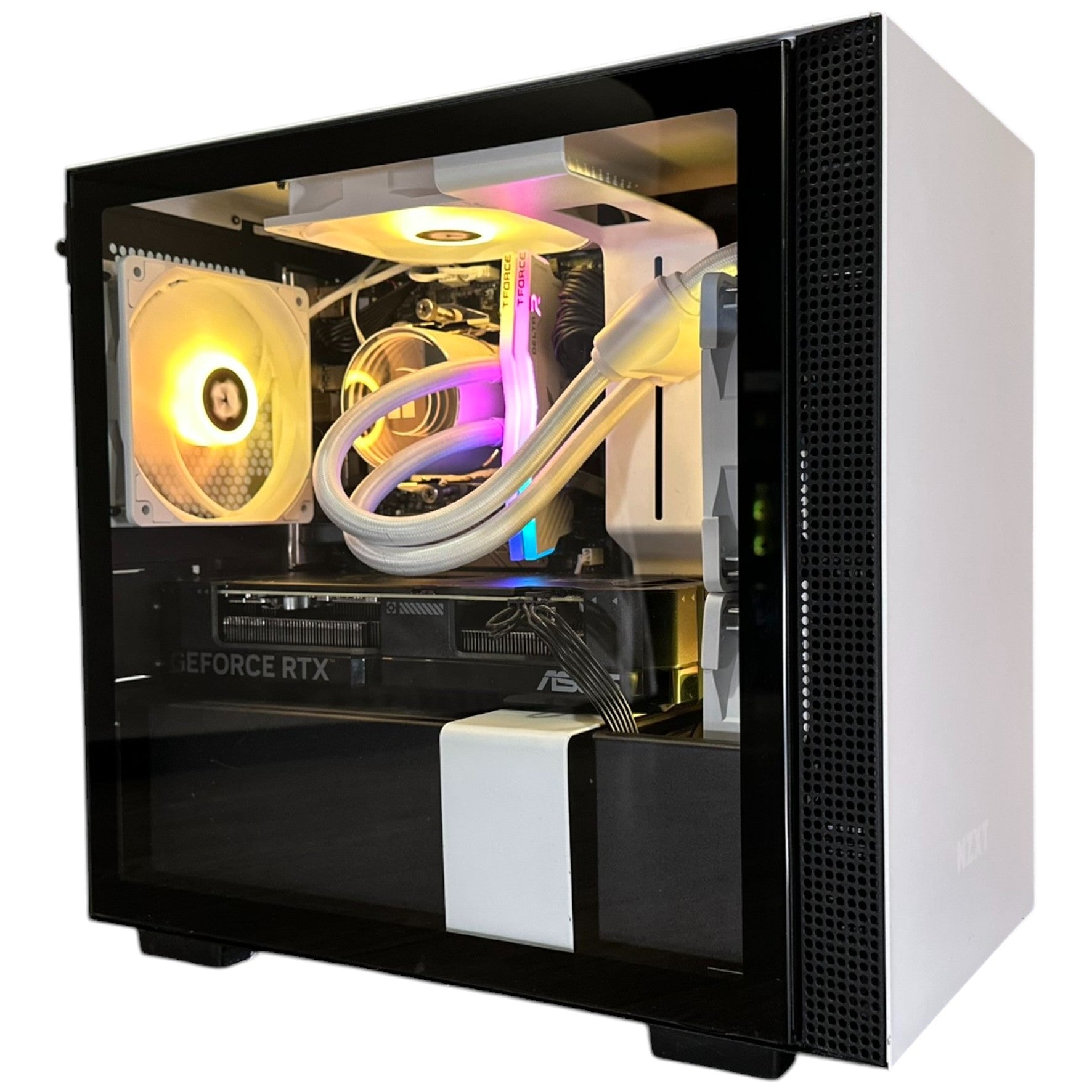Compact Brand New 8-Core High-End Gaming PC Ryzen 7 5700x (Similar to i9-11900K), RTX 4070 Super Options, 32GB 3600mhz DDR4 Ram, 2TB NVME SSD, WIFI + BT