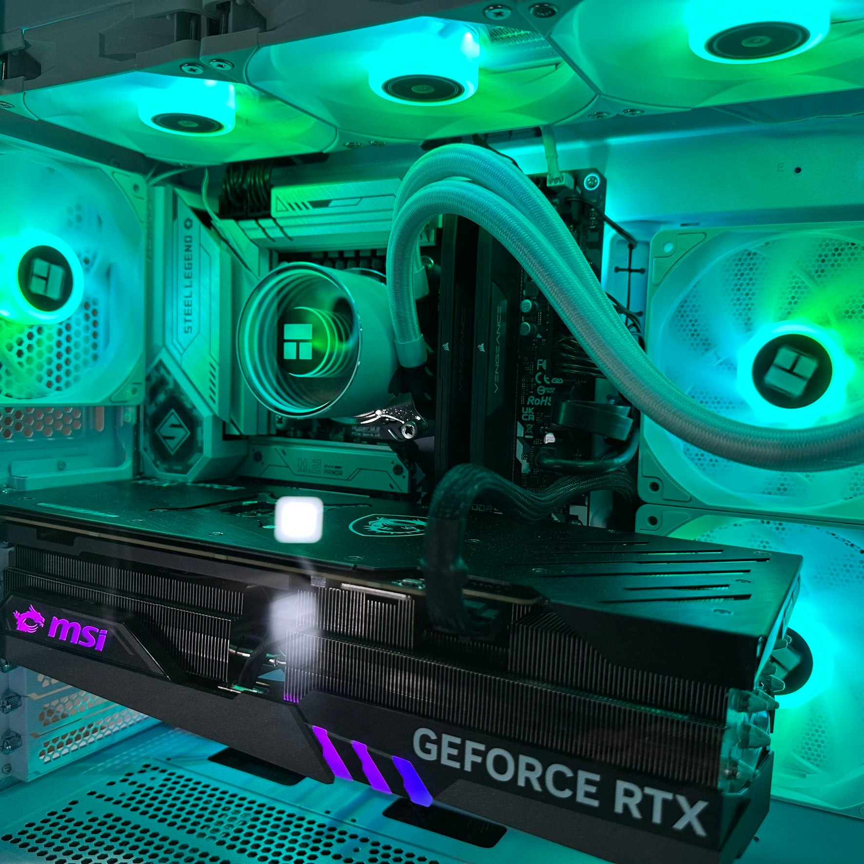 i9-12900K Gaming PC | 16-Core | RTX 30/40/50 Series Options | 64GB DDR5 5600MHz | 2TB Gen 4 NVMe SSD | STEEL LEGEND™ | WIFI + BT | Brand New - Groovy Computers