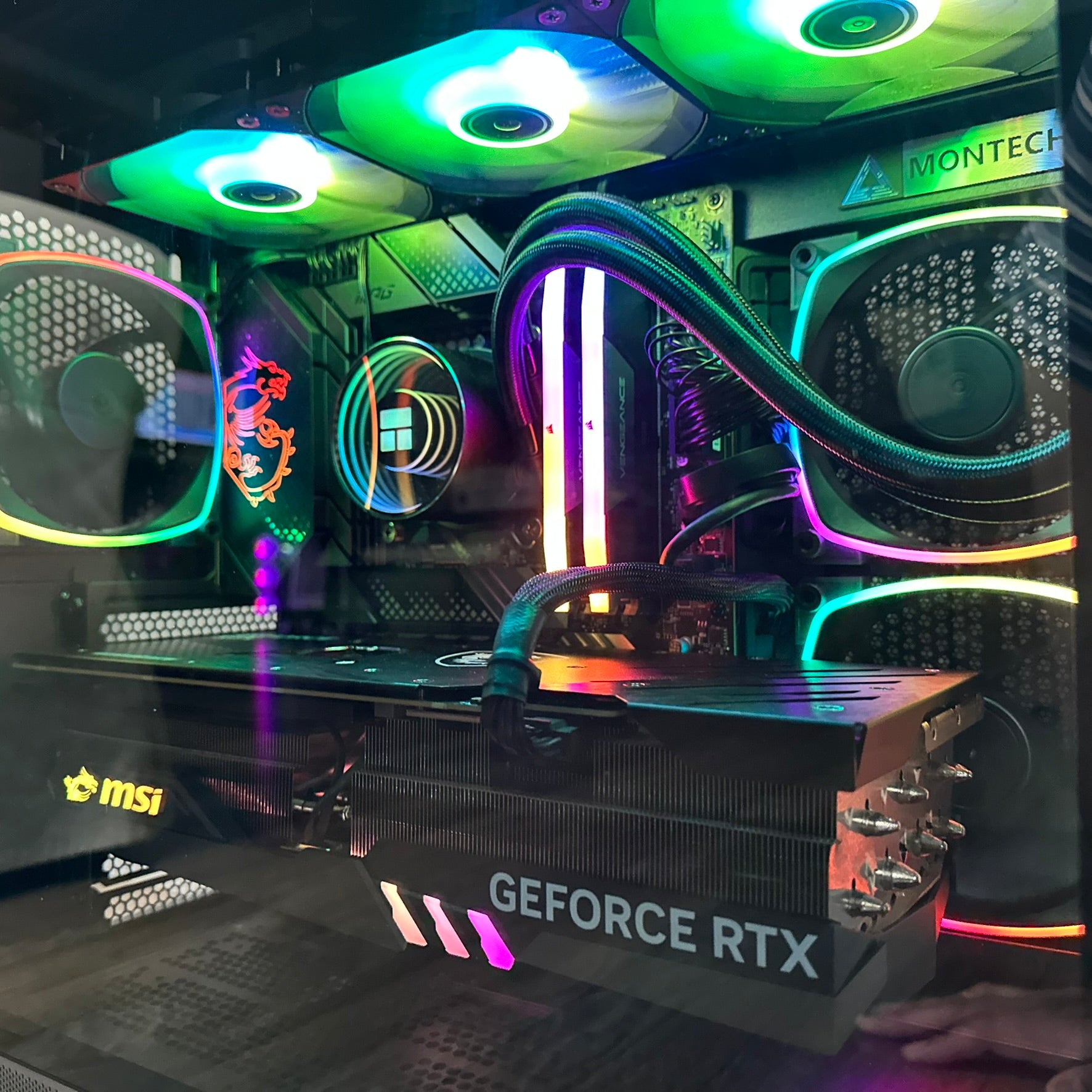 Brand New 24-Core High End Gaming PC MPG Edge, i9-13900F, RTX 4070 / 4090 Options, 32GB 6400mhz DDR5 Ram, 2TB NVME SSD, WIFI + BT