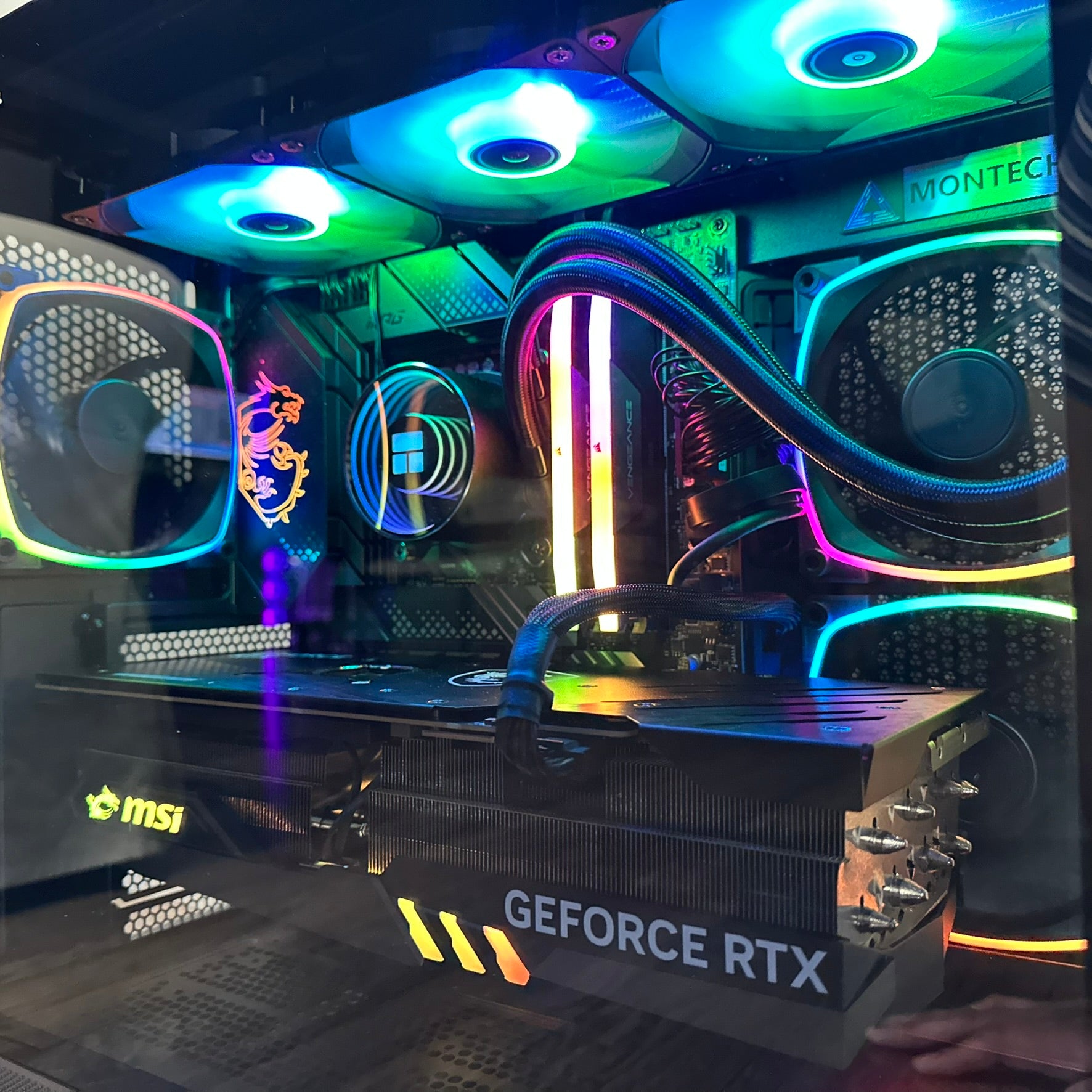 Brand New 24-Core High End Gaming PC MPG Edge, i9-13900F, RTX 4070 / 4090 Options, 32GB 6400mhz DDR5 Ram, 2TB NVME SSD, WIFI + BT