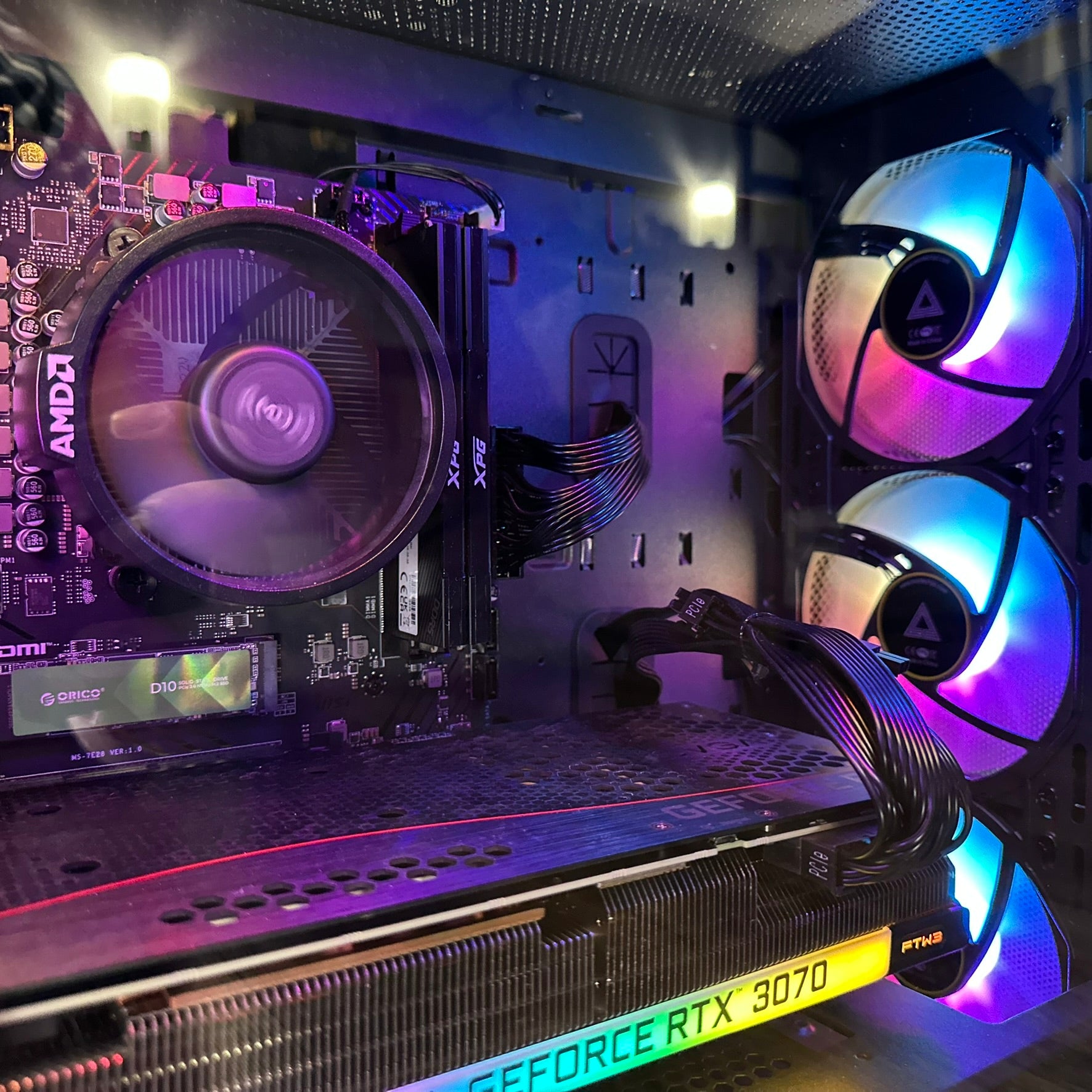 Ryzen 7 8700F Gaming PC | RTX 30/40/50 Series Options | 32GB DDR5 5200MHz | 1TB NVMe SSD | MSI™ PRO | Brand New