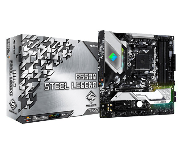 ASRock B550M Steel Legend — manufacturer reference image