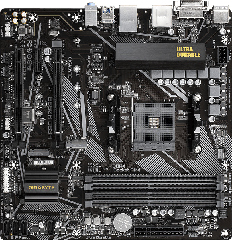 Gigabyte B550M DS3H — manufacturer reference image