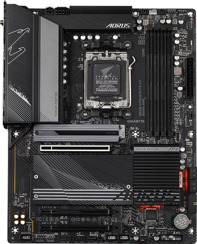 Ryzen 5 8400F + B650 AORUS Elite AX + Montech 850W Bundle - original component photo