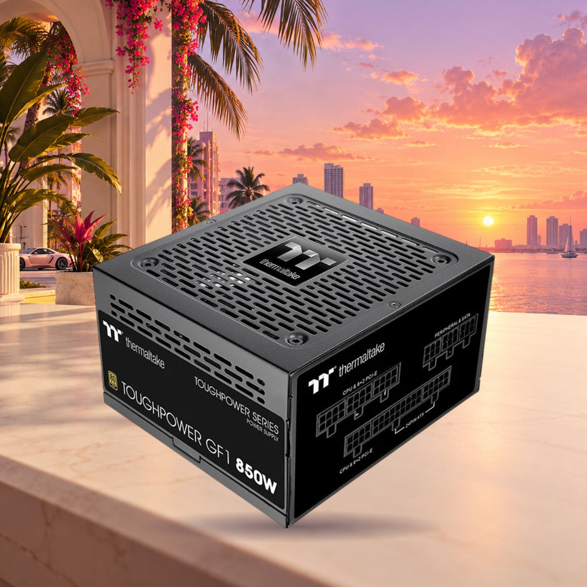 Thermaltake Toughpower GF1 850W Gold Modular PSU - Sealed New — Groovy Computers product artwork