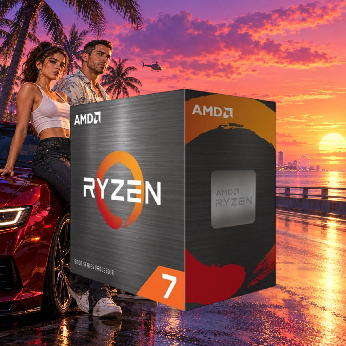 AMD Ryzen 7 5800X 8-Core 16-Thread AM4 CPU - Sealed New — Groovy Computers product artwork