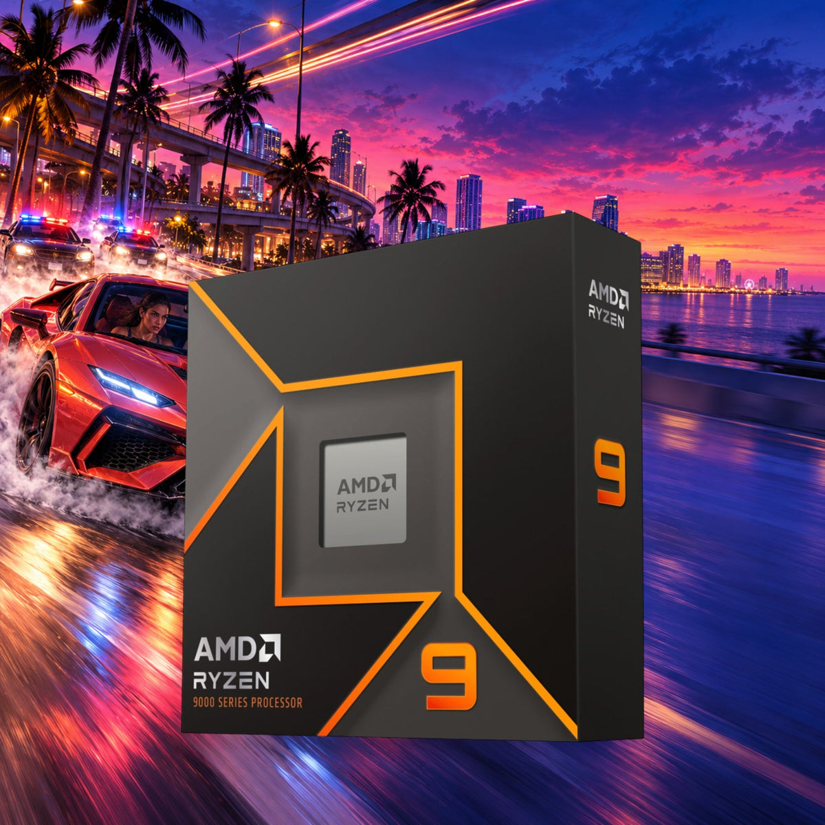 AMD Ryzen 9 9900X 12-Core AM5 Processor - Sealed New — Groovy Computers product artwork