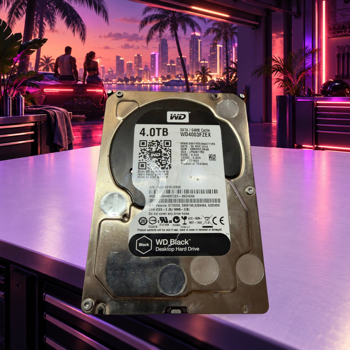 WD Black 4TB HDD 3.5" | 100% Health 0 Bad Sectors See Pics — Groovy Computers product artwork
