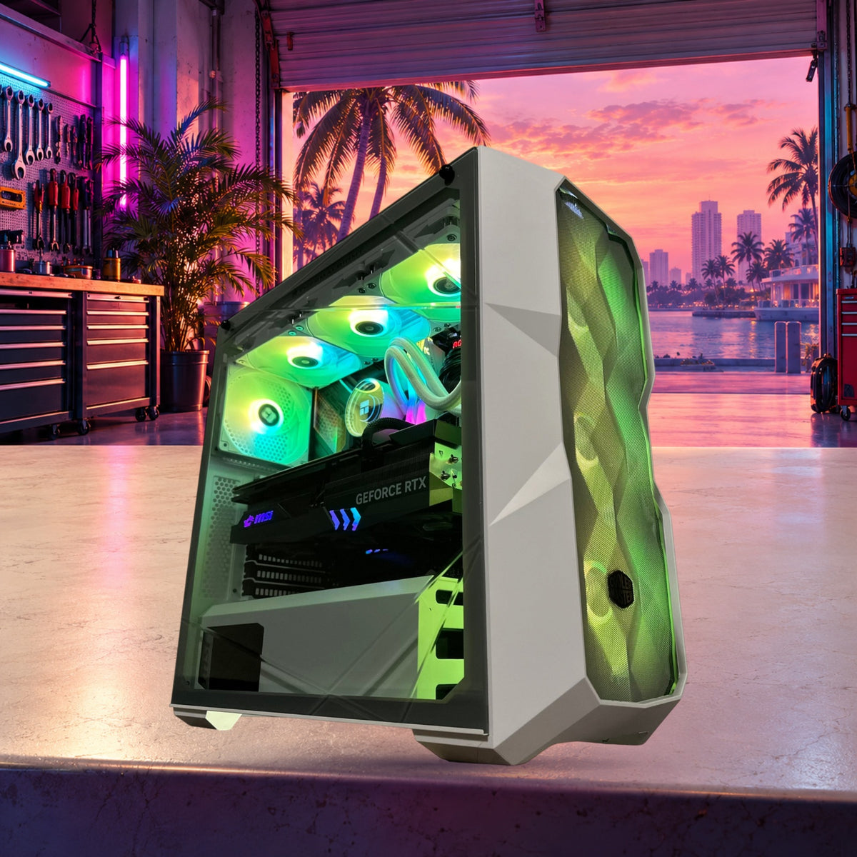 i9-13900KF Gaming PC | 24-Core | RTX 30/40/50 Series Options | 32GB DDR5 6400MHz | 2TB NVMe SSD | ASUS™ ROG | WIFI + BT | Brand New — Groovy Computers product artwork