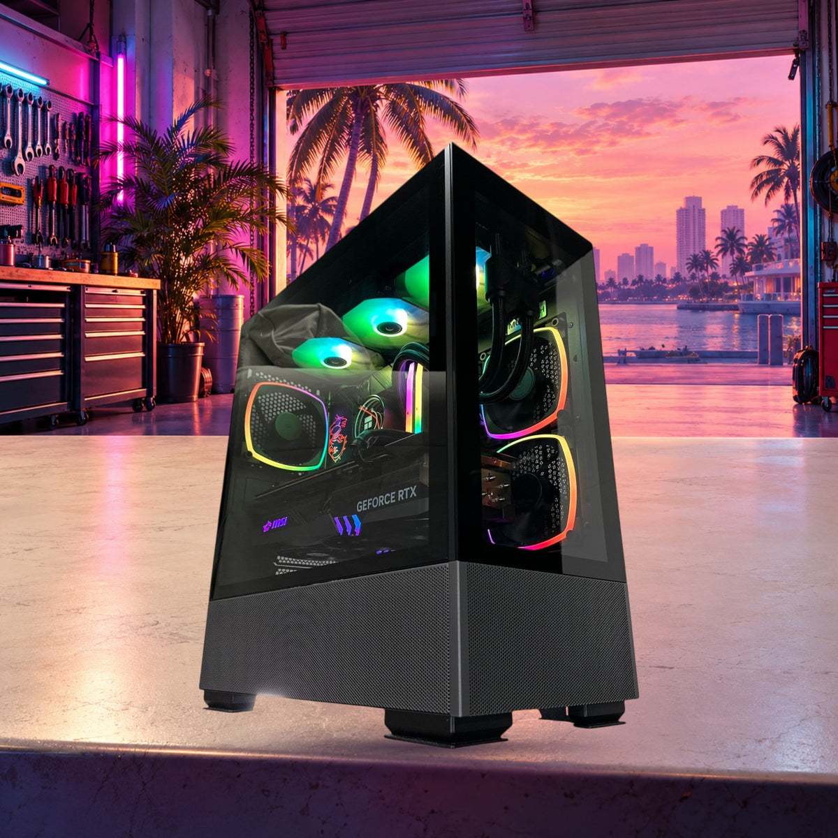 i9-13900F Gaming PC | 24-Core | RTX 30/40/50 Series Options | 32GB DDR5 6400MHz | 2TB NVMe SSD | MPG EDGE™ | WiFi + Bluetooth | Brand New — Groovy Computers product artwork