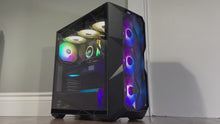 Load and play video in Gallery viewer, Brand New High End 12-Core Gaming PC, i7-12700K (Better than i9-11900K), RTX 4080 Options, 32GB 3600mhz DDR4 Ram, 2TB NVME SSD
