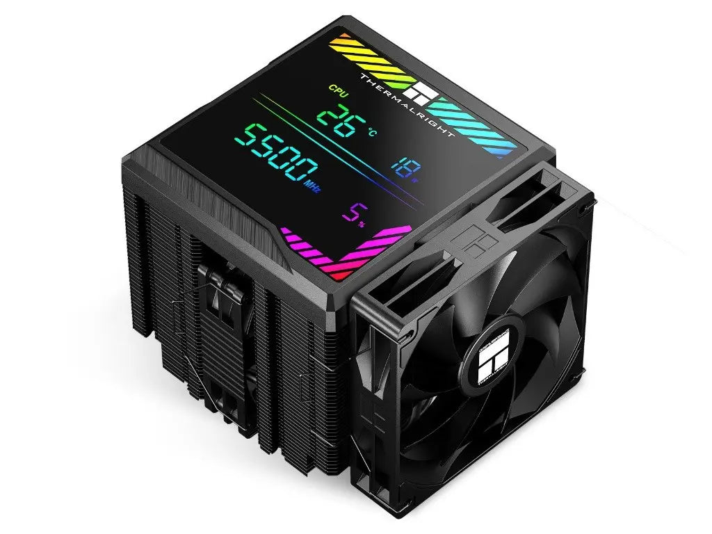 Thermalright Assassin 140 CPU Cooler with Digital Panel for Real-Time Monitoring