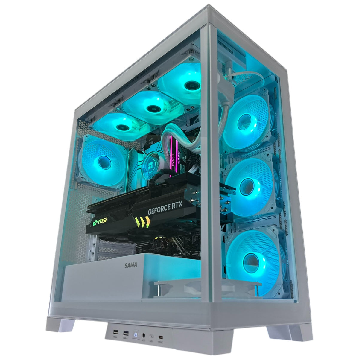Top Tier High End 24-Core Gaming PC ASUS PRIME, i9-13900F, RTX 4090 24GB Options, 64GB 3200mhz DDR4 RAM, 2TB GEN 4 NVME SSD, WIFI