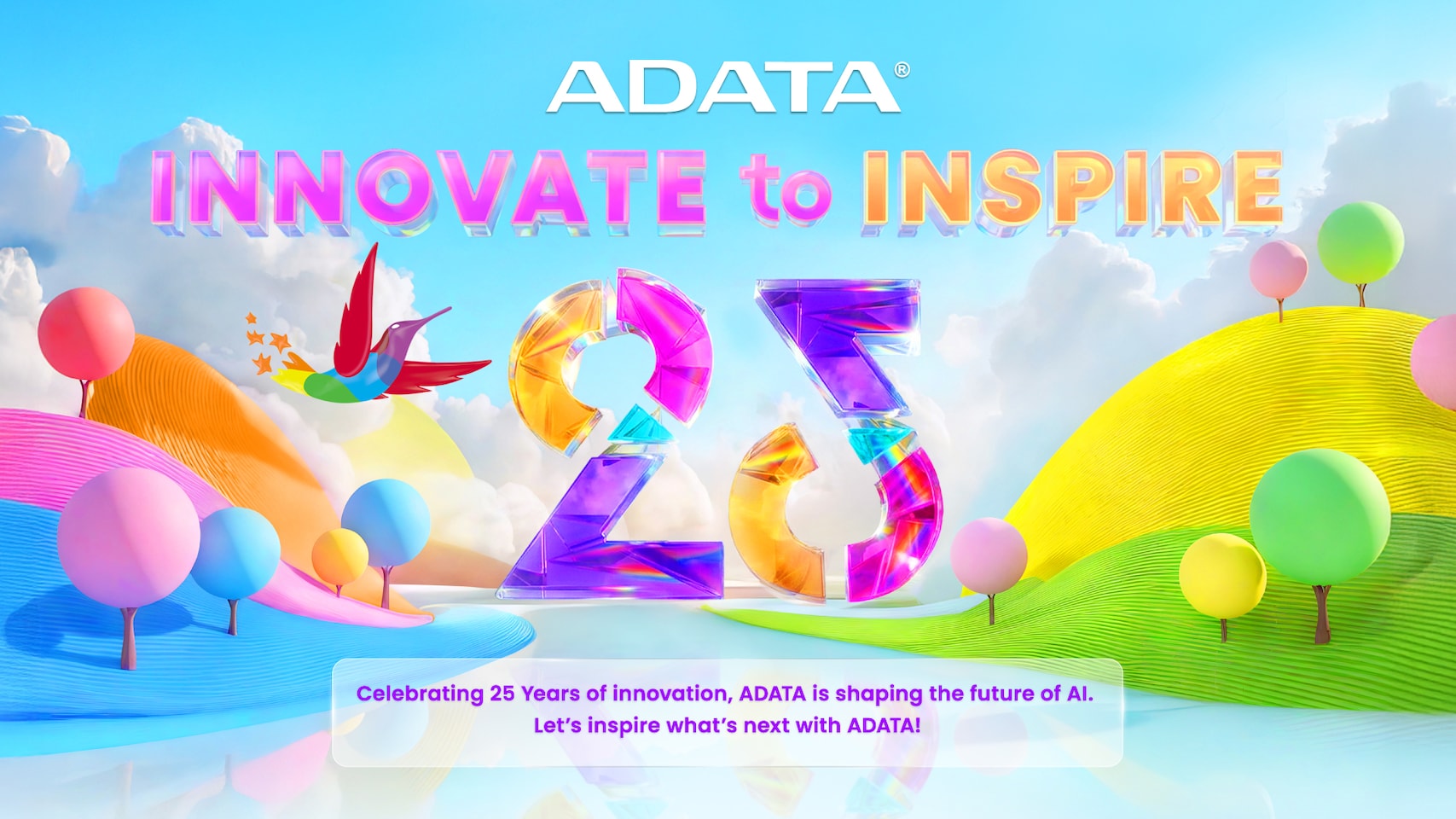 ADATA Celebrates 25th Anniversary as World's Second-Largest DRAM and SSD Manufacturer