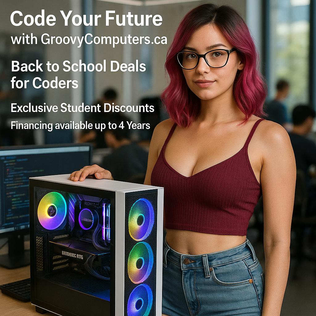 Build Your Dream Groovy PC This Fall! 🚀 Save Big with Student Discounts and Power Through Projects. Who's Coding Something Epic This Semester? #CodeYourFuture #BackToSchool #StudentLife