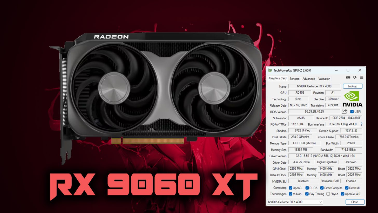 GPU-Z Adds Support For AMD Radeon RX 9060 XT And GeForce RTX 5060 GPUs