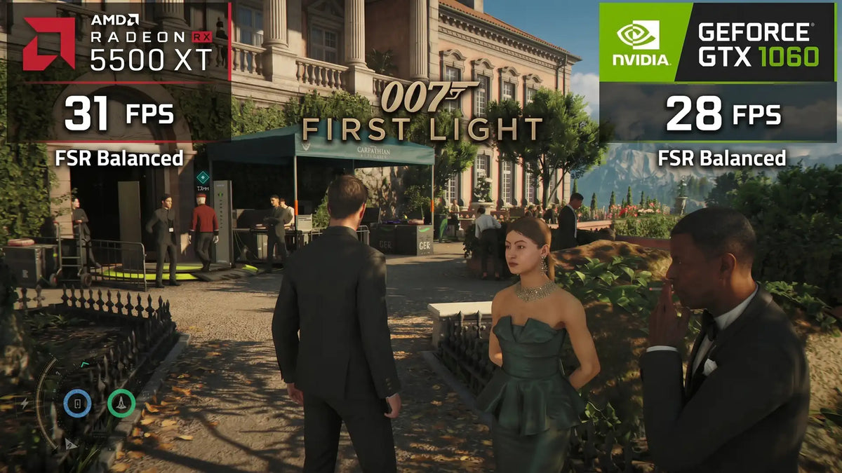 Without FSR old GPU don't provide comfortable FPS in 007 First Light