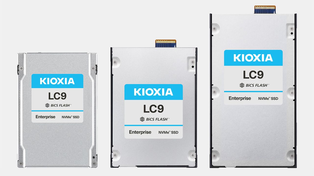 Kioxia unveils 245TB SSD, the world's highest capacity storage device - can store 12,500 4K movies