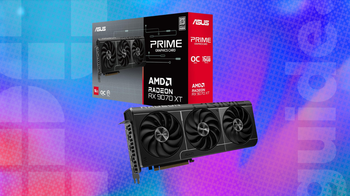 ASUS Prime RX 9070 XT OC runs games at native 4K and is now sub $800