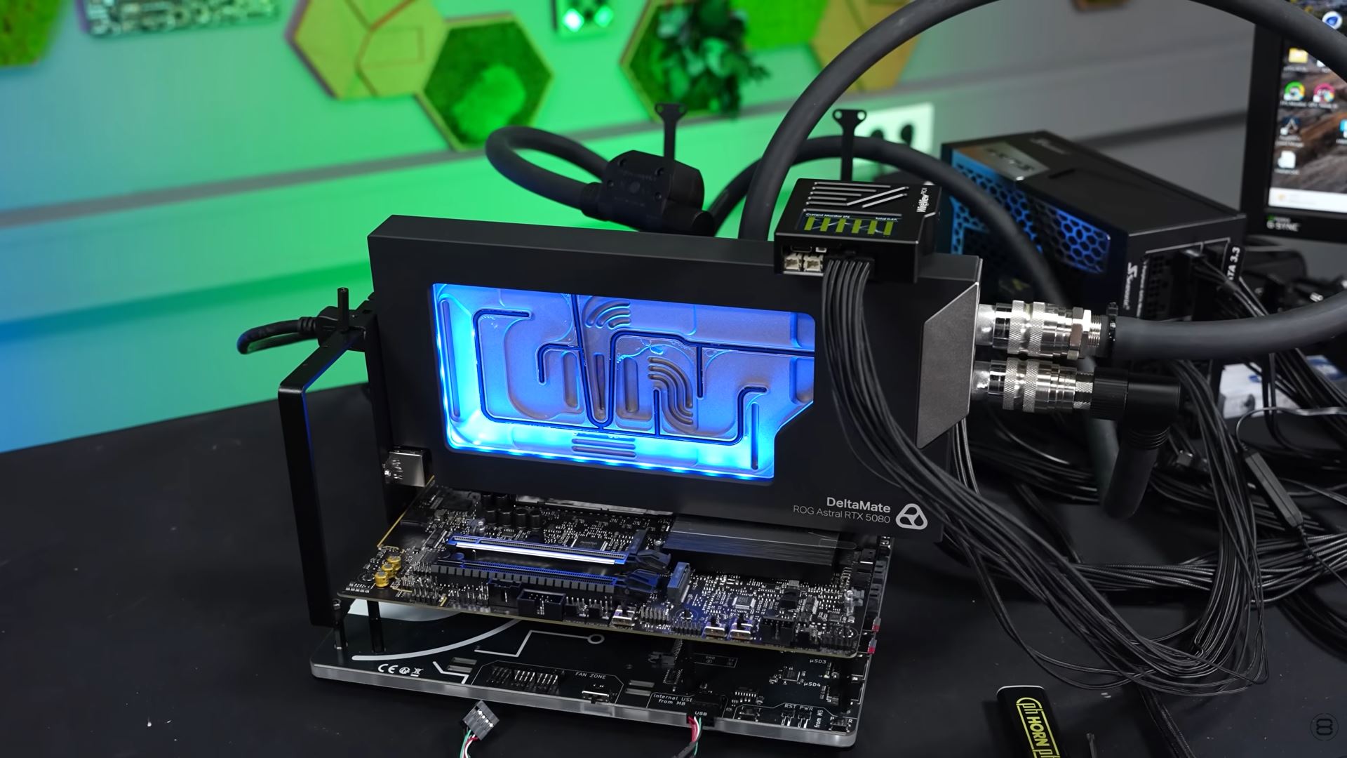 Thermal Grizzly Deltamate GPU Block Reduces ROG Astral RTX 5080’s Temperature By Nearly 20°C, Der8auer Demonstrates