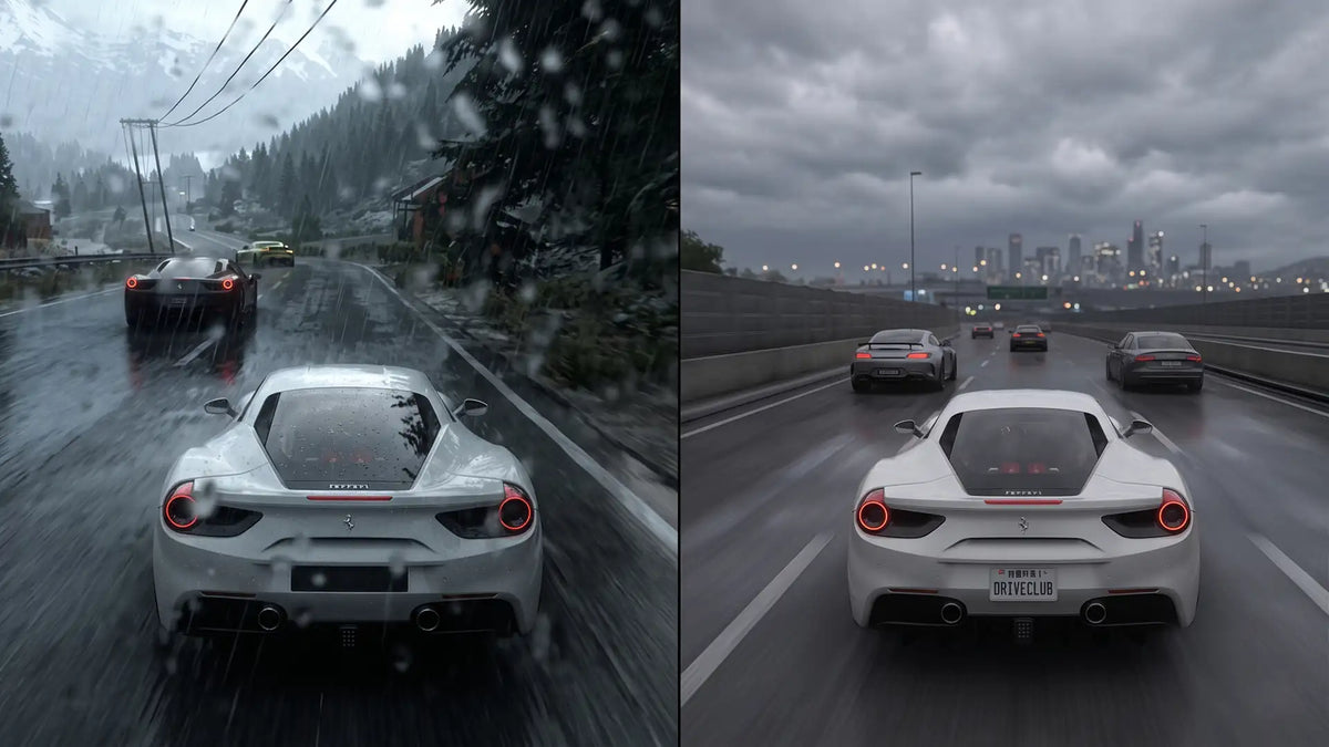 DRIVECLUB 2014 unexpectedly surpassed Forza Horizon 6 visual effects