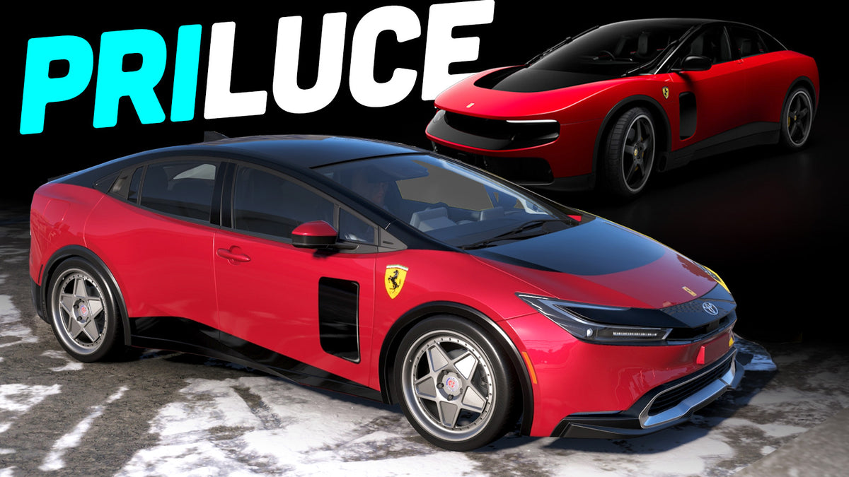 Someone Turned A Prius Into A Ferrari Luce And It Actually Looks Better Than The Ferrari