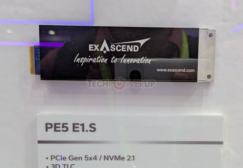 Exascend Enterprise and Client SSDs at Computex 2026, NVMe 2.1 Makes a Splash