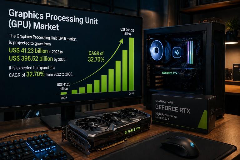 Graphics Processing Unit (GPU) Market to Reach US$ 395.52 Billion by 2030 Driven by AI, Gaming, and IoT Expans