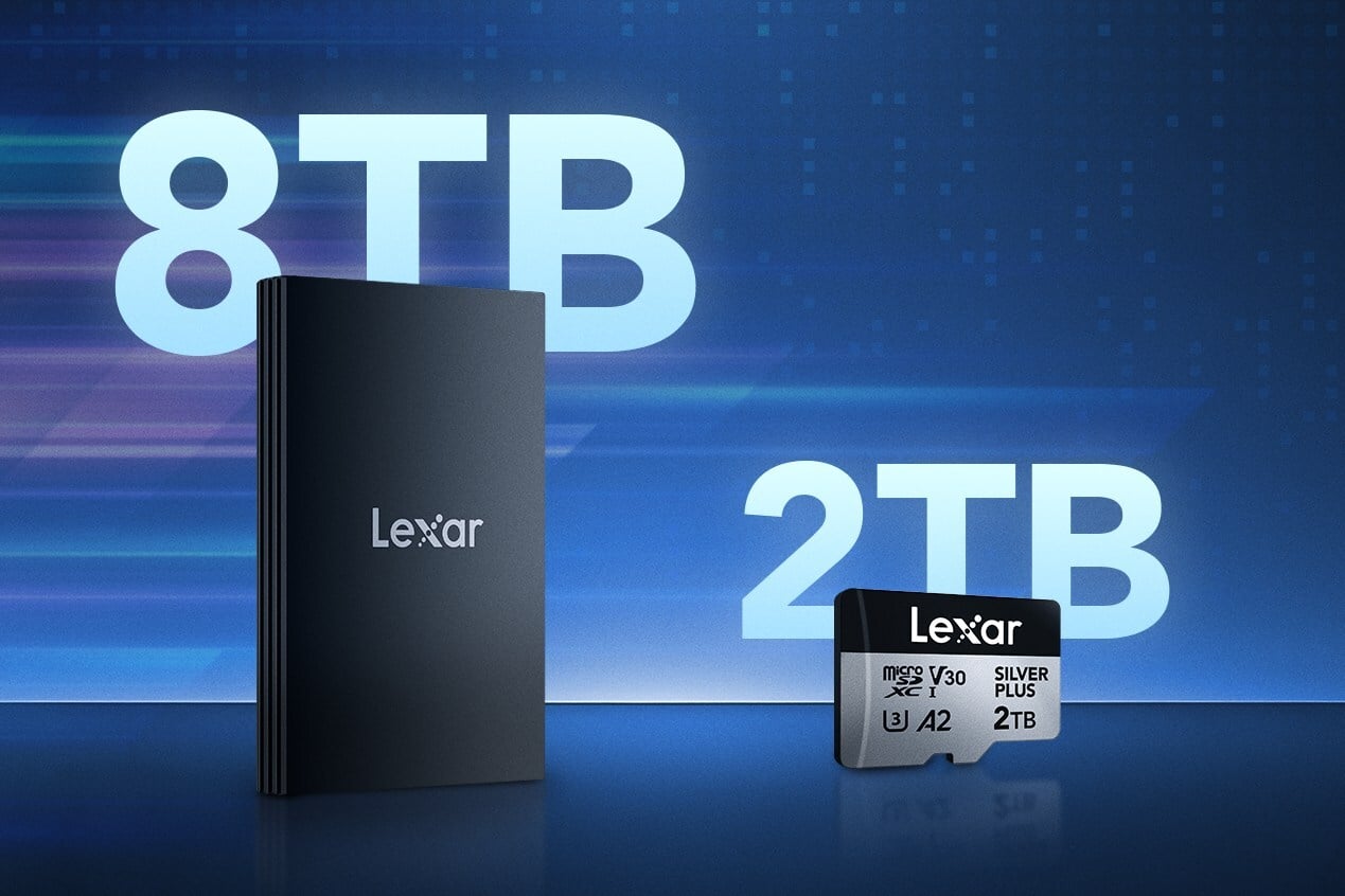 Lexar Targets 8K Creators With 8TB SSD and Massive 2TB microSD Card at NAB 2026