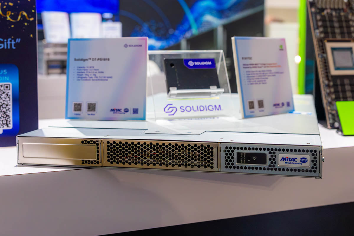 MiTAC Shows Servers with Next-Gen CPUs and Solidigm SSDs at NVIDIA GTC 2026