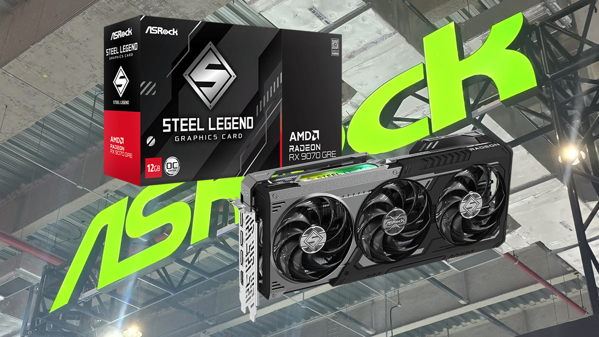 ASRock launches its AMD RX 9070 GRE Steel Legend Dark GPU