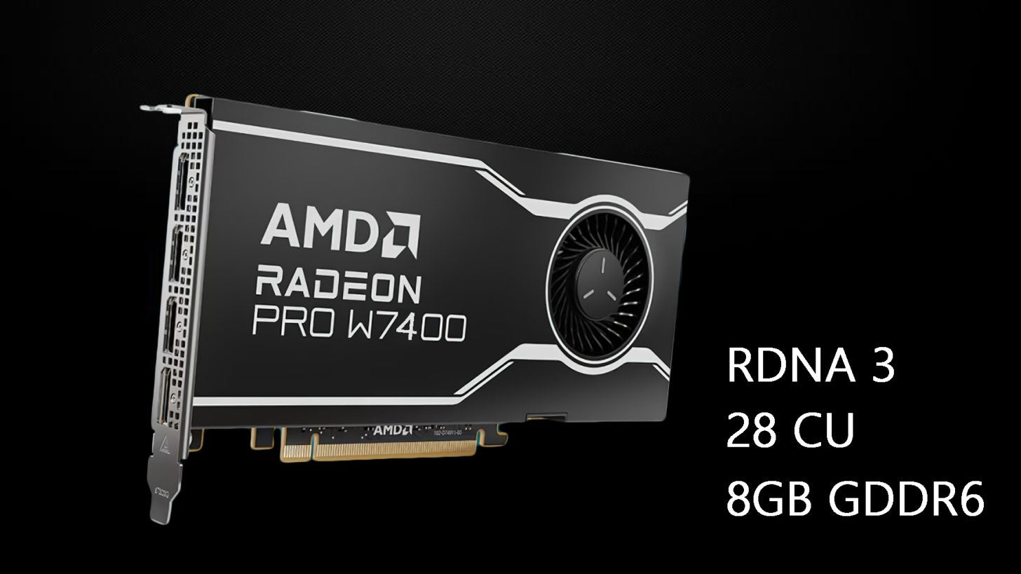 AMD Silently Launches Radeon PRO W7400; Features 28 Compute Units, 8GB GDDR6 Memory And Only 55W TDP