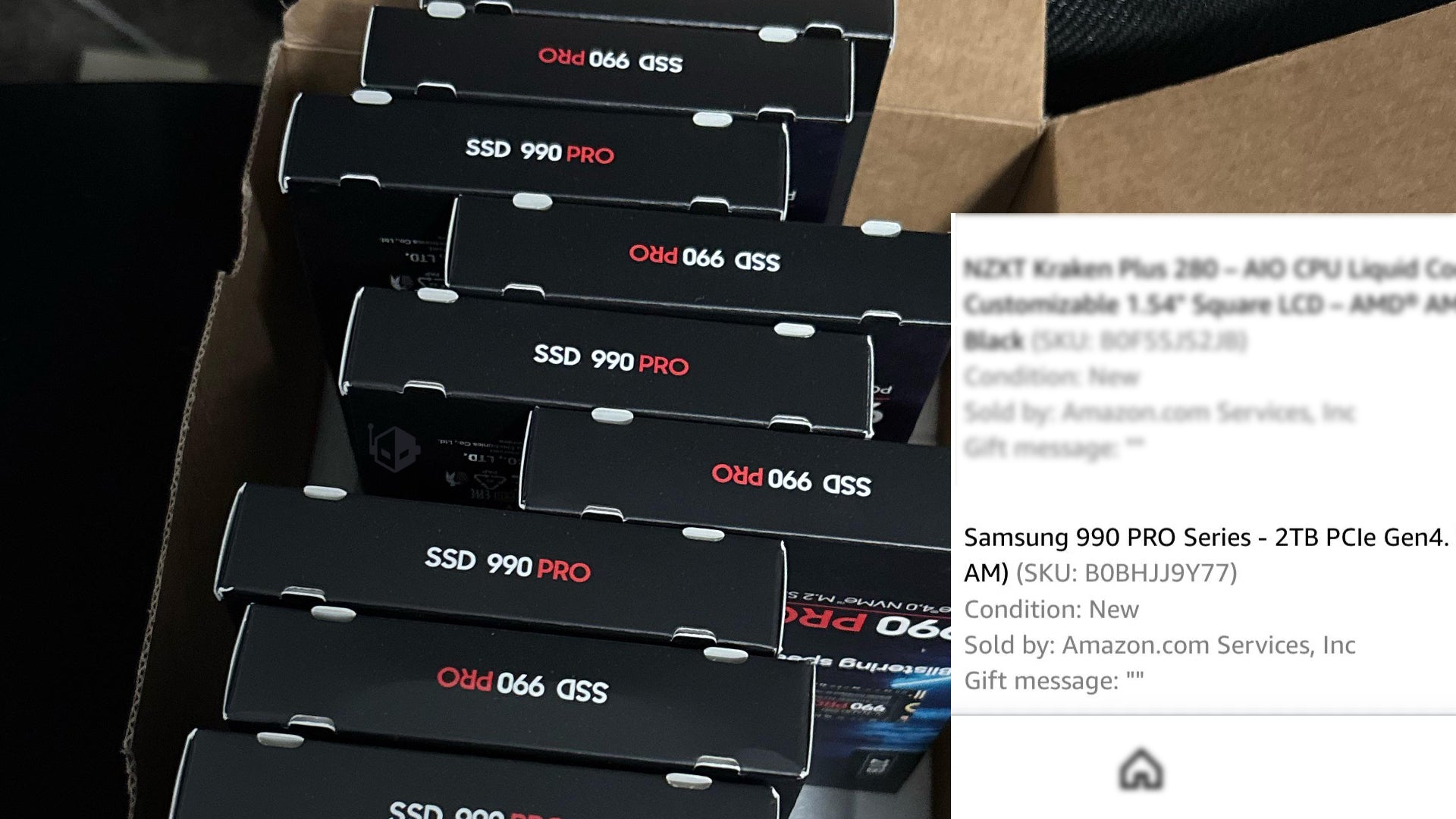 Redditor Orders One Samsung 990 PRO SSD From Amazon, Receives 10 Drives Worth Nearly $4,800 By Mistake
