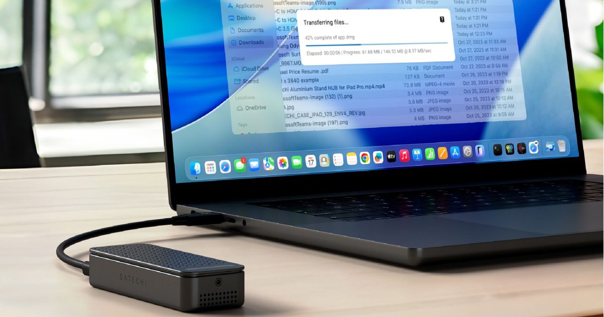 This compact SSD enclosure has active cooling to sustain 80Gbps speeds for as long as you need