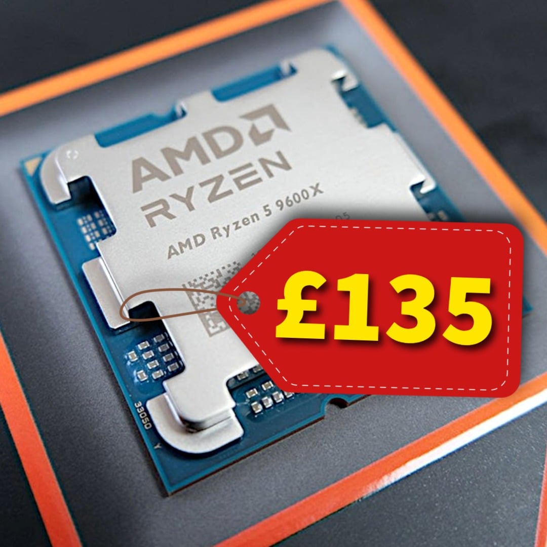Whoa, AMD Ryzen 5 9600X is down to just £135.50 on Amazon right now, if you're really quick