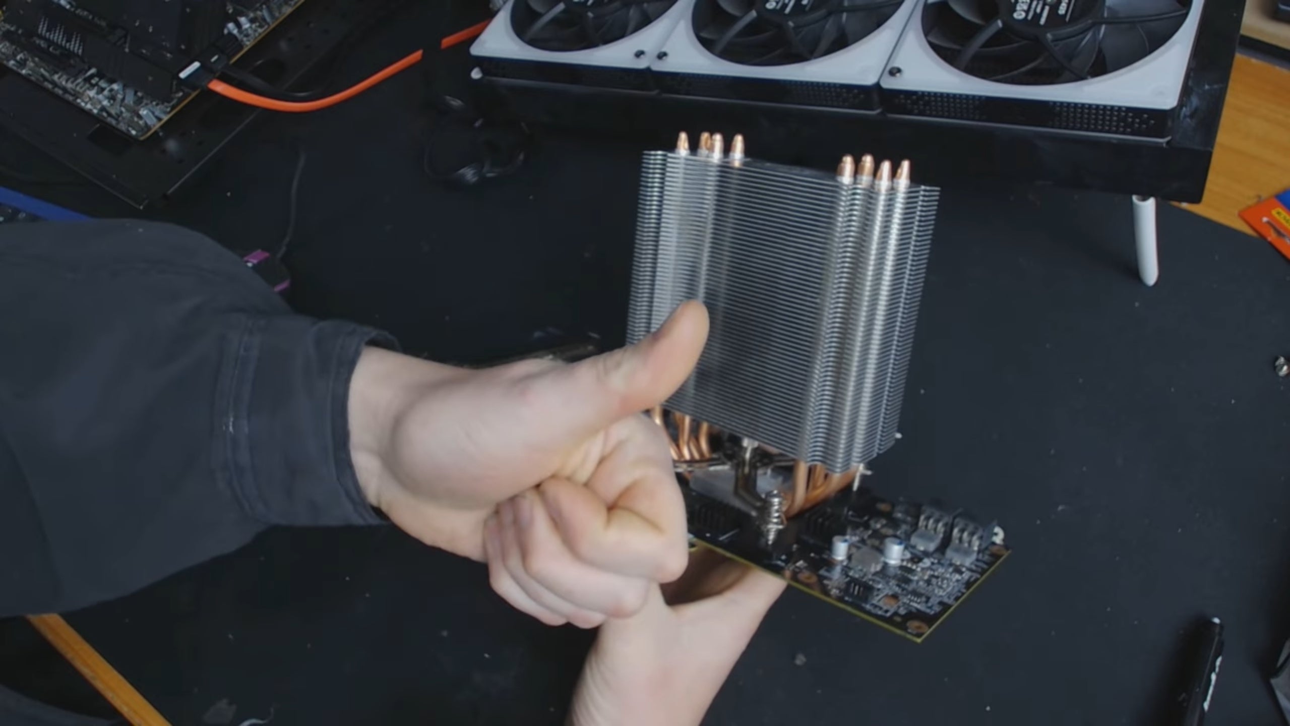 This tech DIYer swapped their graphics card's cooling for a CPU cooler because why not? Also it actually works