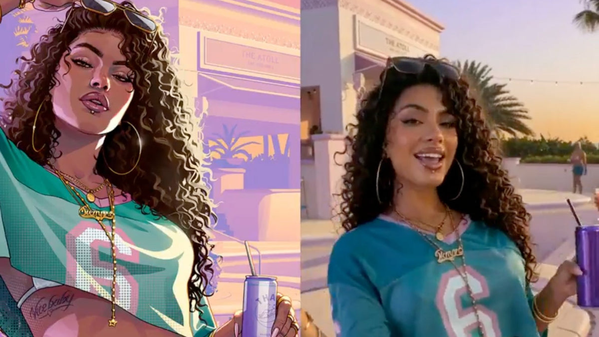 GTA 6 cover girl finally says hello to the gaming community