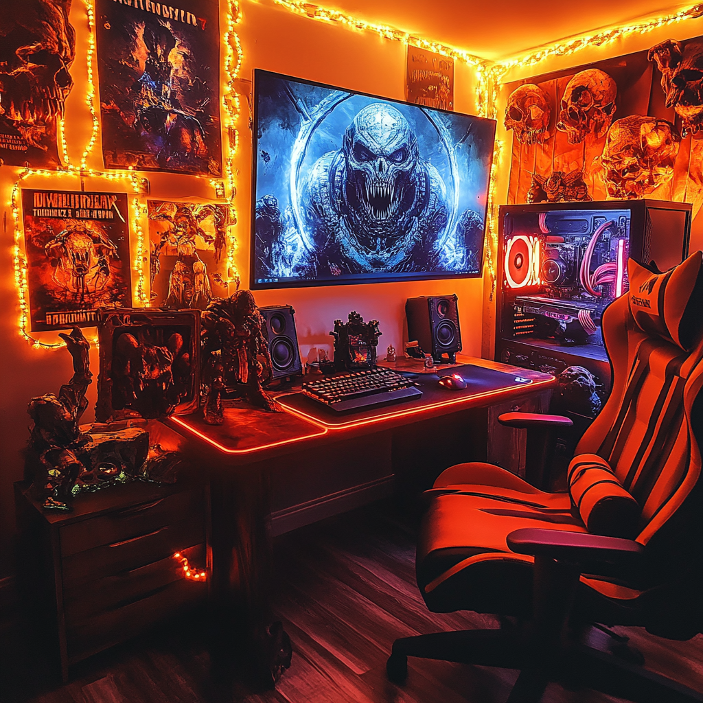 Doom Custom Computer This Doom-themed Asus RTX 5080 is here just in time for some medieval