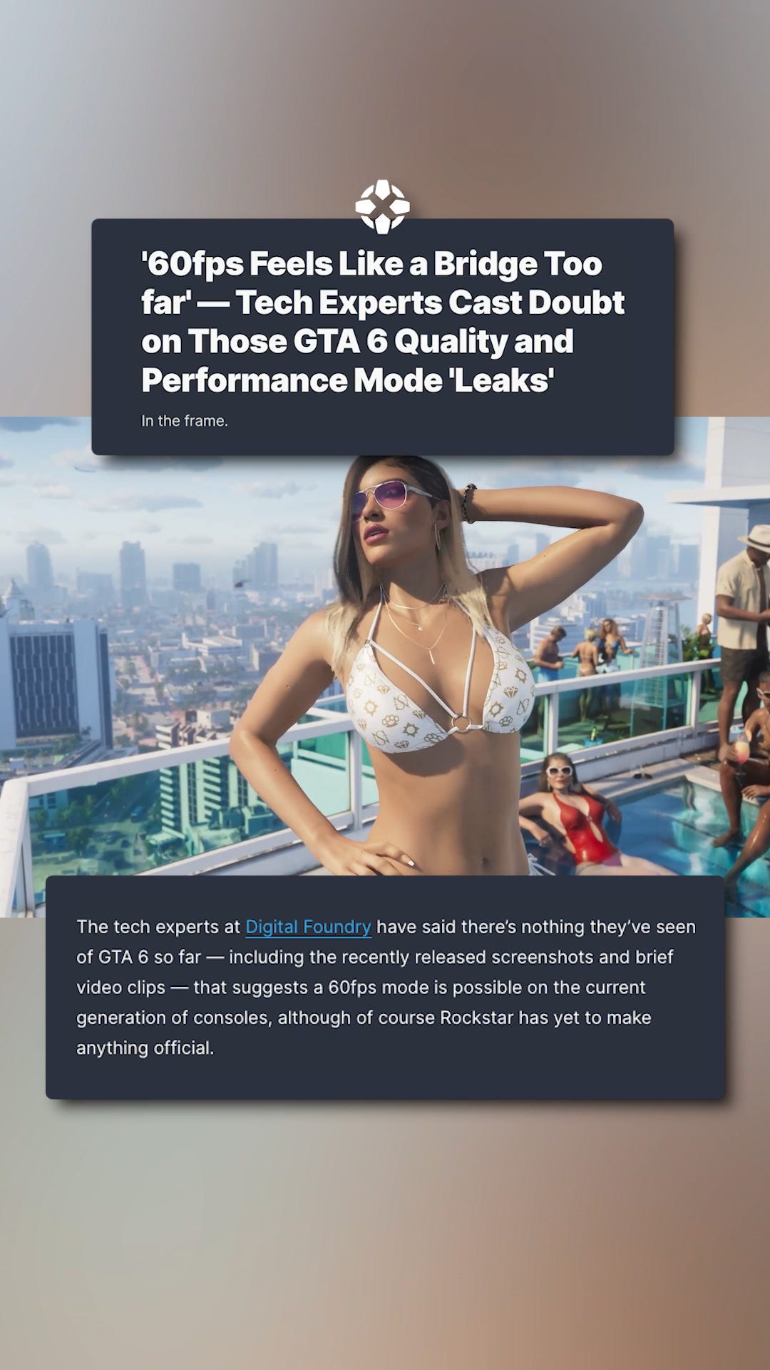 Don't Expect To See GTA 6 AT 60 FPS