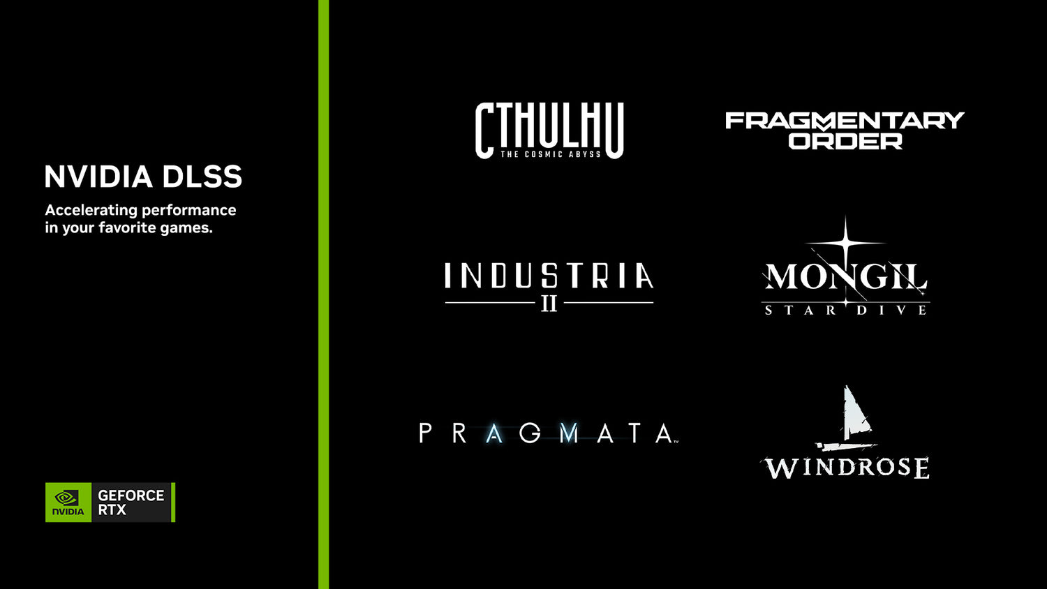 Pragmata, Windrose, Cthulhu: The Cosmic Abyss and More Add NVIDIA DLSS Multi-Frame Gen Support