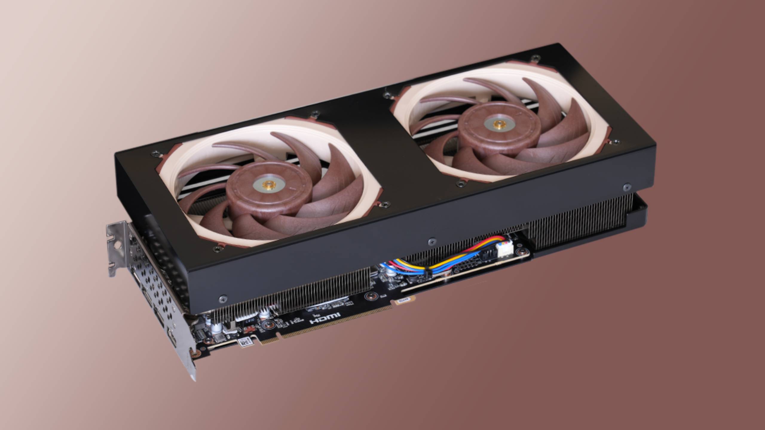 Here's another RTX 50-series graphics card with Noctua fans, proving once again they are catnip for PC hardware engineers