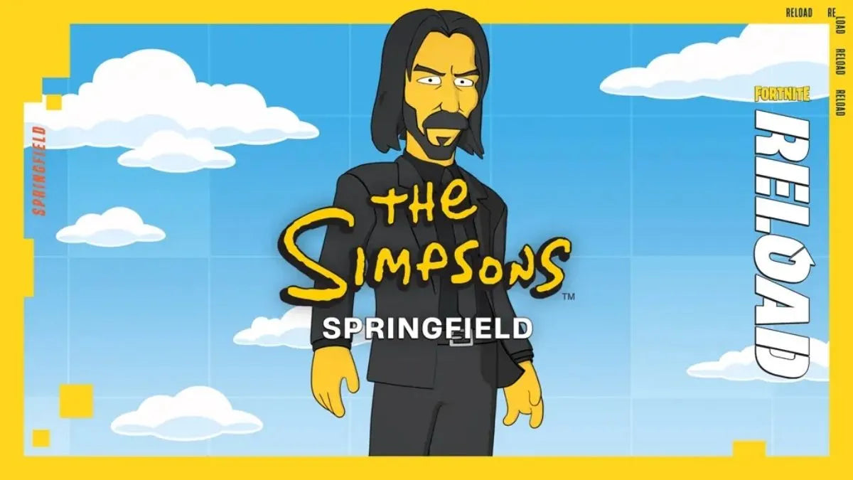 Fortnite Reload x The Simpsons lets you unlock a John Wick Simpsonified skin and Sprite