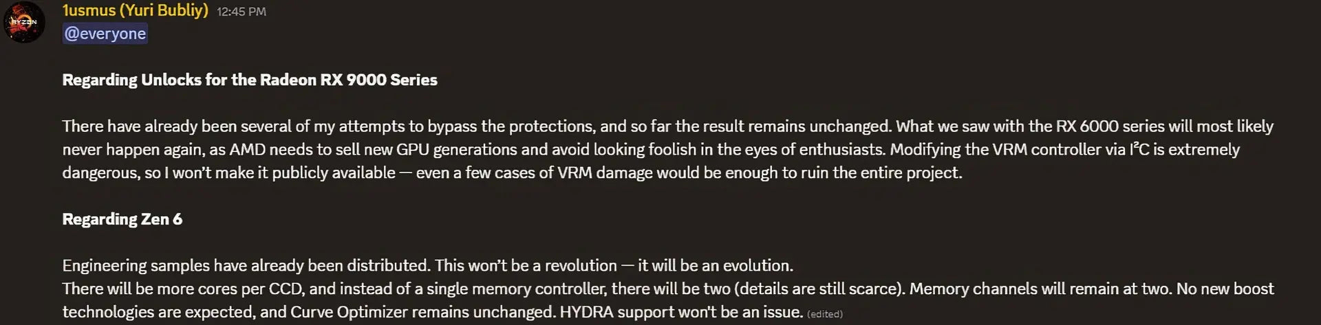 Zen 6 Architecture on TSMC 2 nm: What to Expect from AMD Medusa Ridge