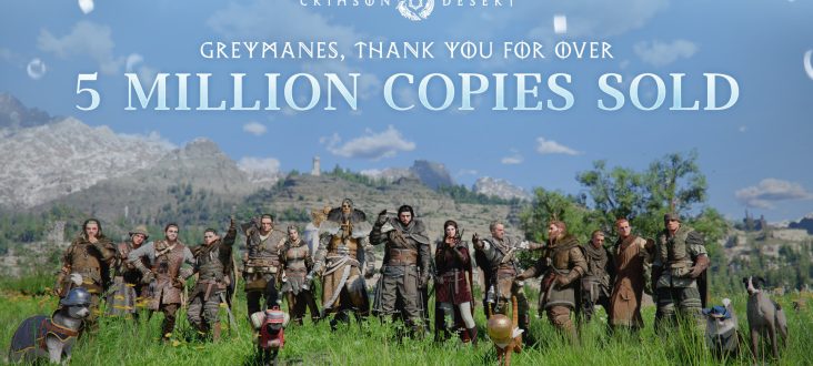 Crimson Desert has officially sold-through 5 million copies in under a month