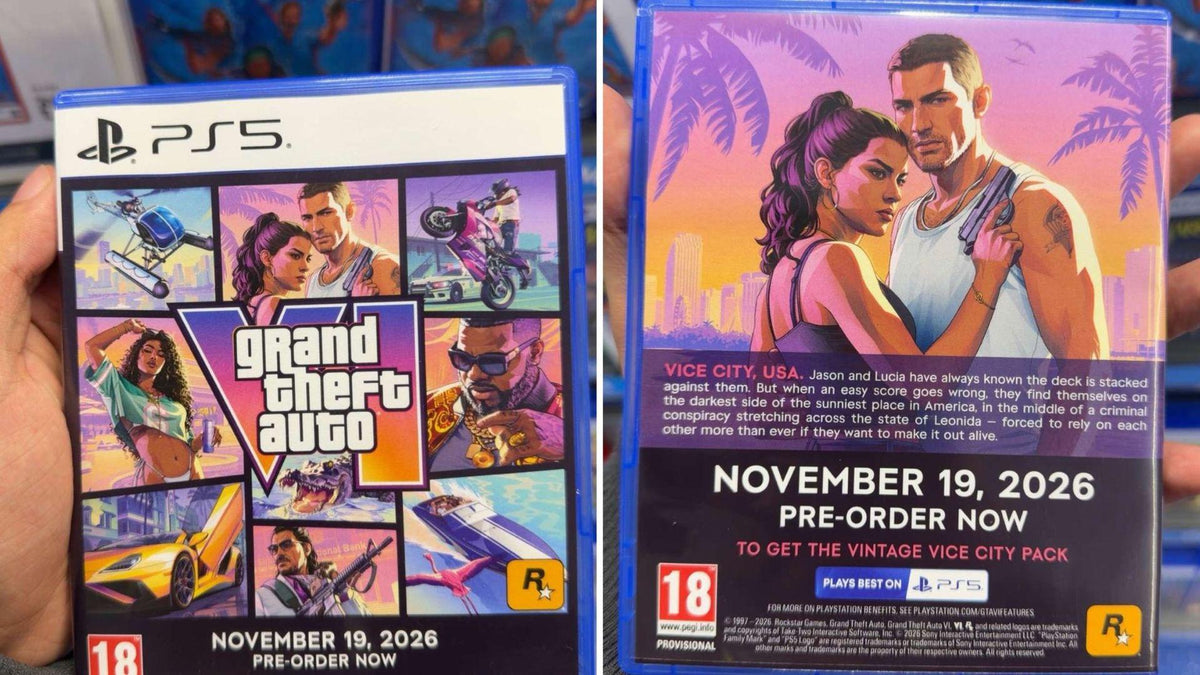 Official GTA 6 Dummy Cases and Posters Are Appearing in UK Shops