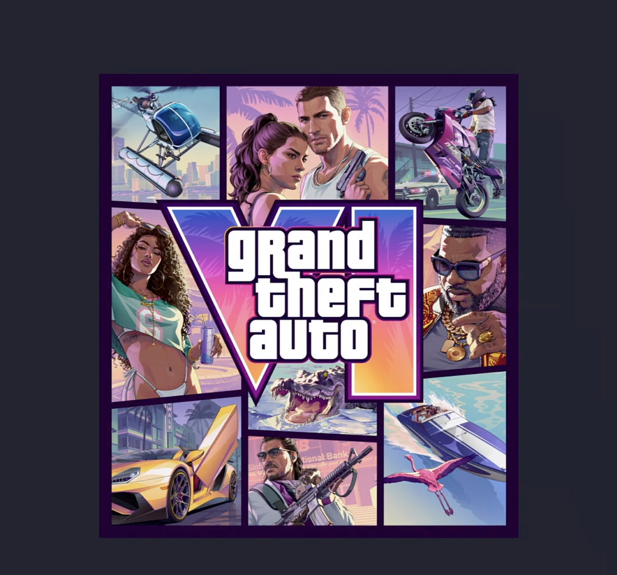 Rockstar Reveals the Official GTA 6 Cover Art, Pre-Orders Begin on June 25
