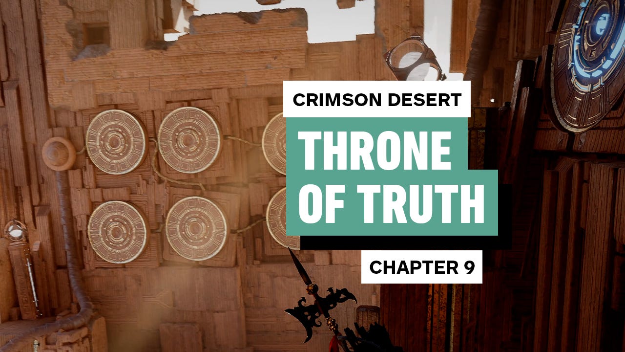Crimson Desert Puzzle Solution - Throne of Truth (Chapter 9)