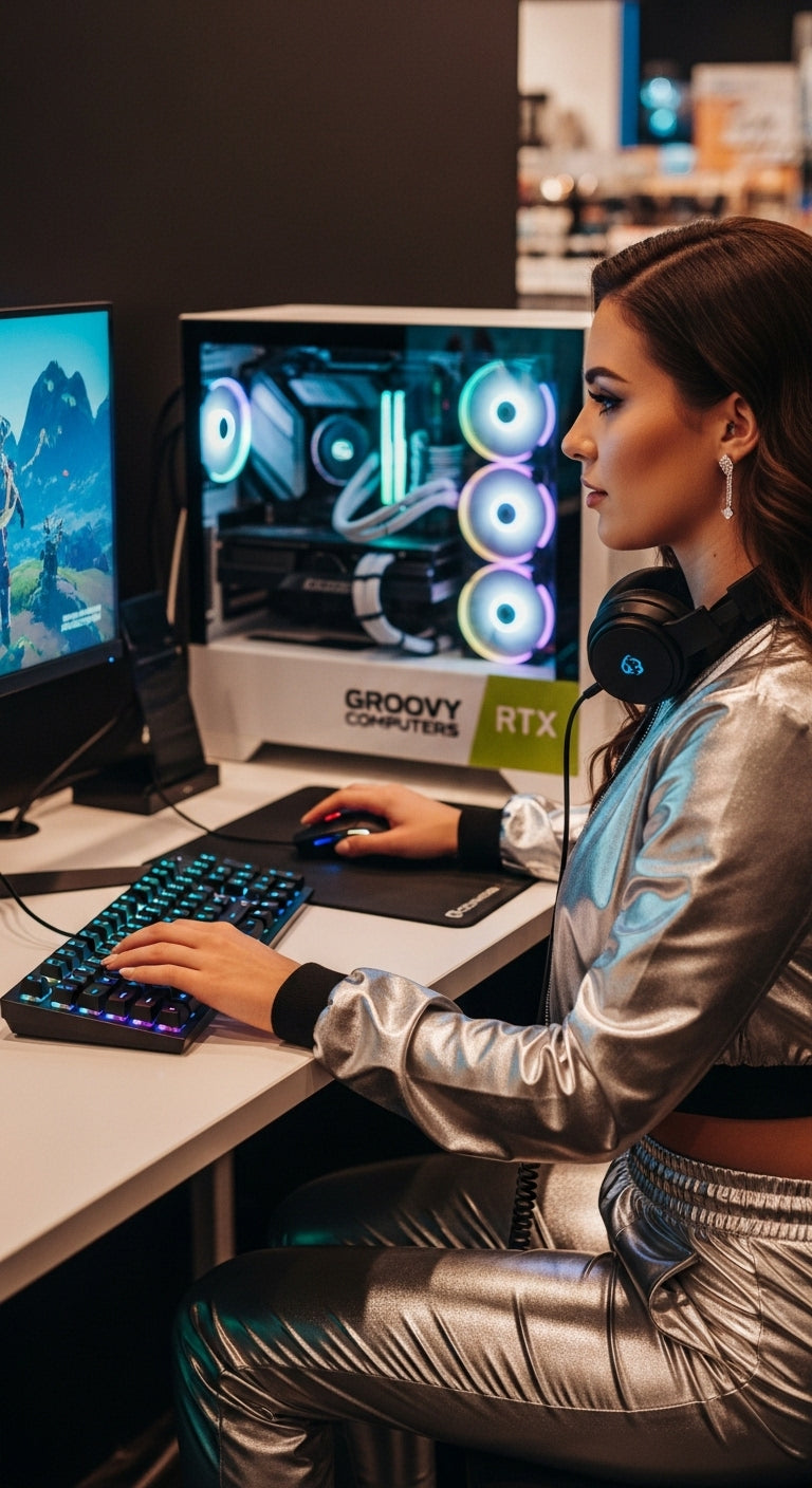 Elevate Your Gaming Experience with Groovy Computers – Custom Built PCs, Stylish Designs, and Flexible Financing. Unleash Your Potential Today!