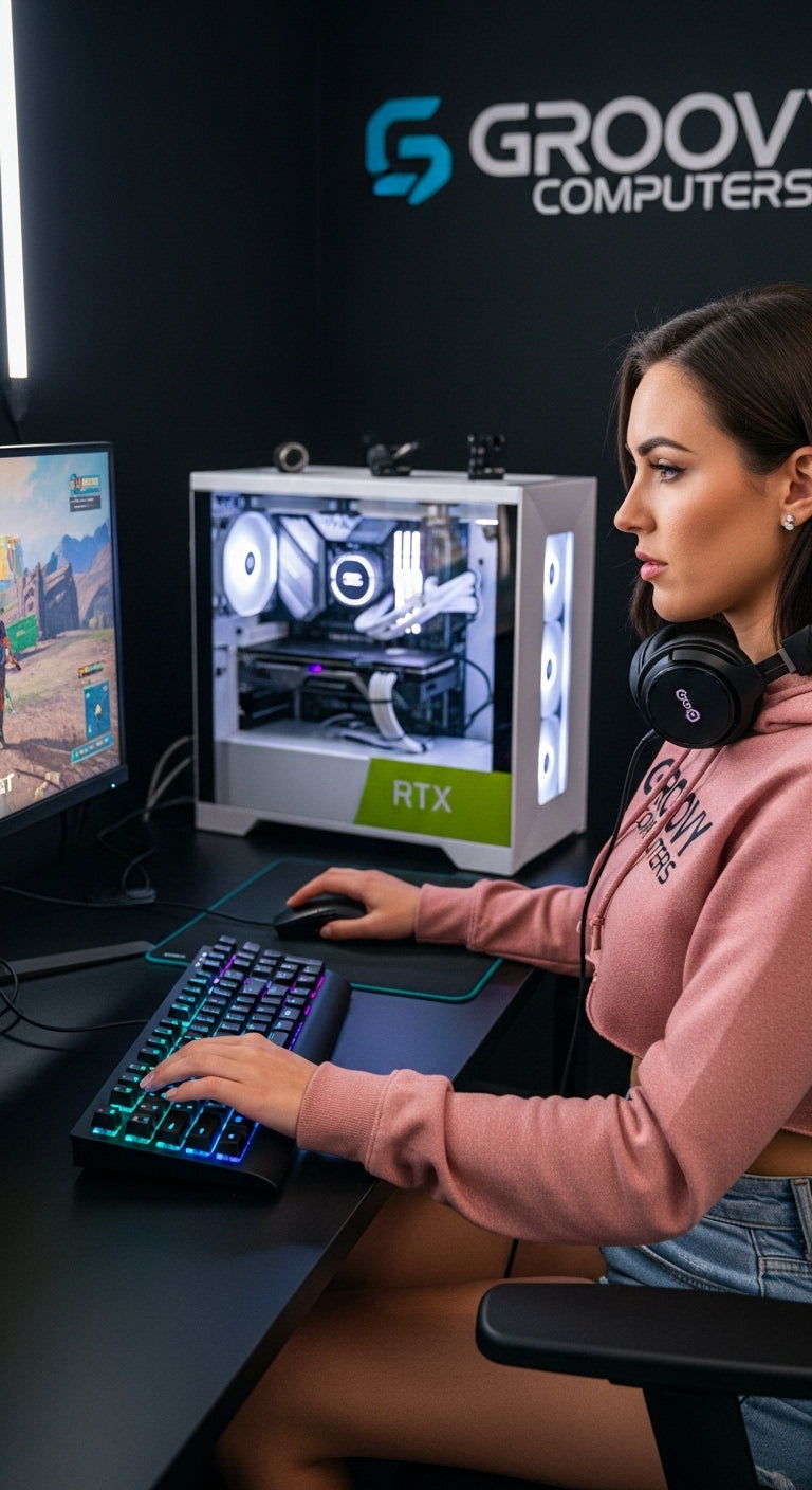 Upgrade Your Gaming & Streaming Setup with Groovy Computers – High-Performance RGB PCs, Stylish Gear, and Flexible Financing Options for the Ultimate Gaming Experience!